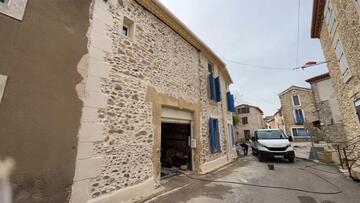 Rénovation en joint de pierre à la chaux à Mirepeisset 