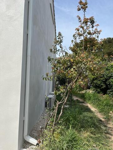Rénovation d'une villa en enduit taloche lisse à Juvignac